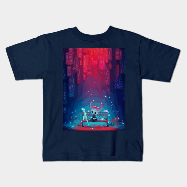 hollow knight Kids T-Shirt by store of art